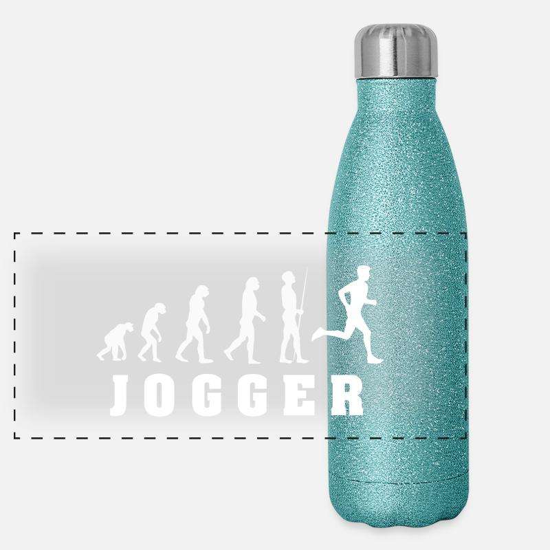 Jogger Panorama Glitzer Isolierflasche 500 ml