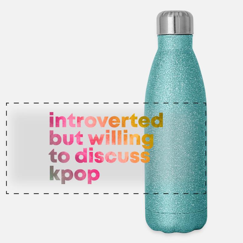 K Pop Gourde isotherme panoramique pailletée 500 ml