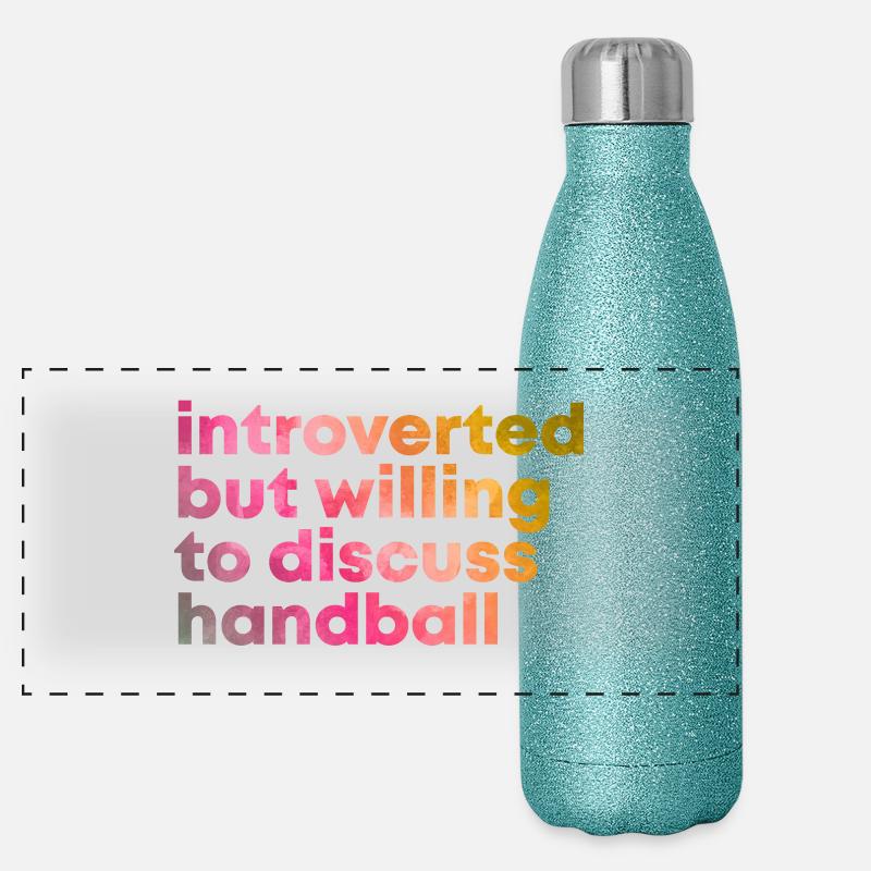 handball Gourde isotherme panoramique pailletée 500 ml