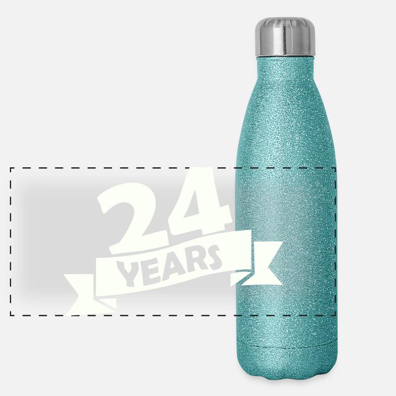 24_years Panoramic Glitter Thermal Bottle 500 ml