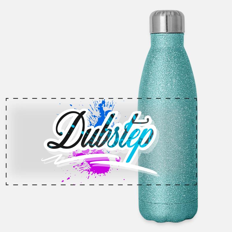 dubstep Thermos in acciaio inossidabile glitterato