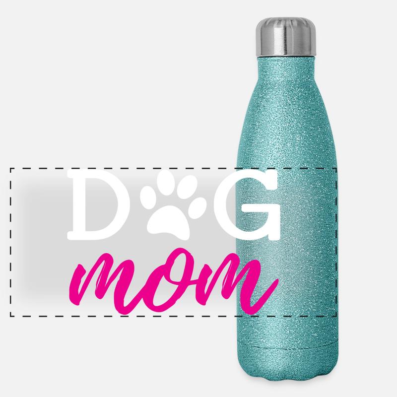Dog Mom Panoramic Glitter Thermal Bottle 500 ml