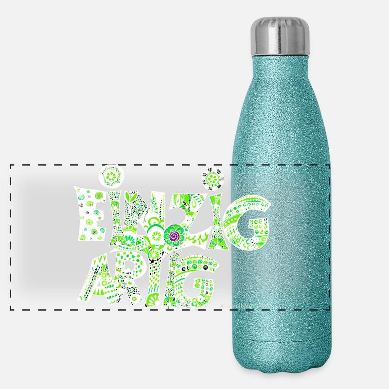Einzigartig Panorama Glitzer Isolierflasche 500 ml