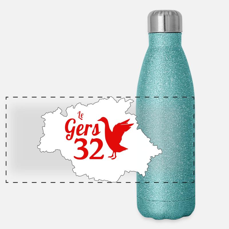 The gers Panoramic Glitter Thermal Bottle 500 ml