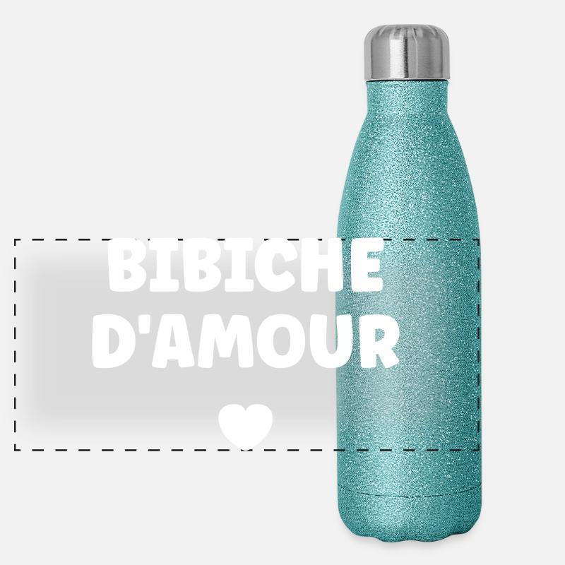 Bibiche Panorama Glitzer Isolierflasche 500 ml