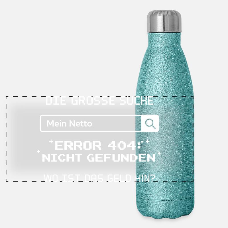 Die Große Suche Mein Netto. Error 404 Panorama Glitzer Isolierflasche 500 ml