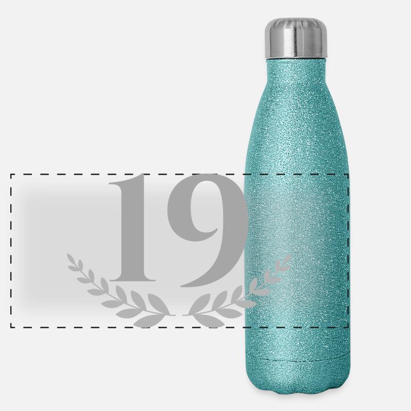 19 Gourde isotherme panoramique pailletée 500 ml