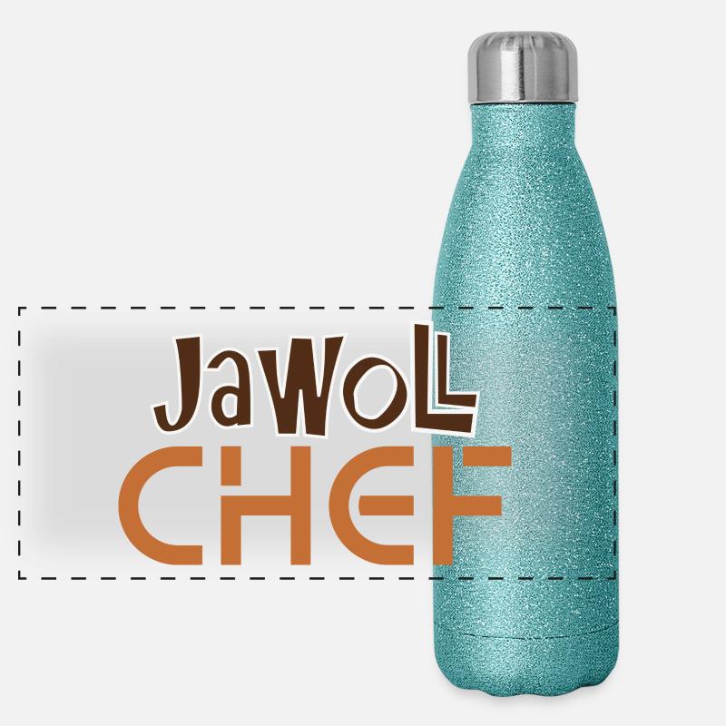 Jawoll Chef - Like a BOSS Panorama Glitzer Isolierflasche 500 ml
