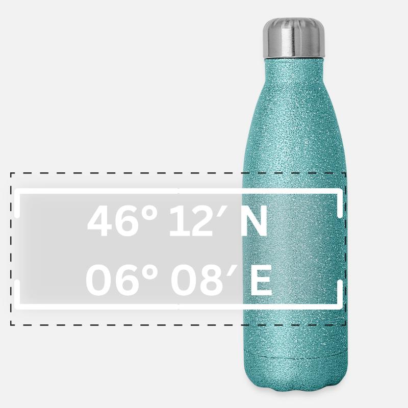 Coordinates Geneva Minimalist Panoramic Glitter Thermal Bottle 500 ml