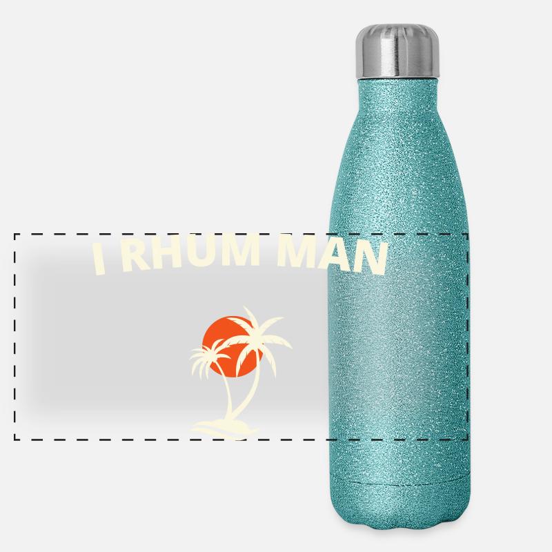 I rum man Panoramic Glitter Thermal Bottle 500 ml