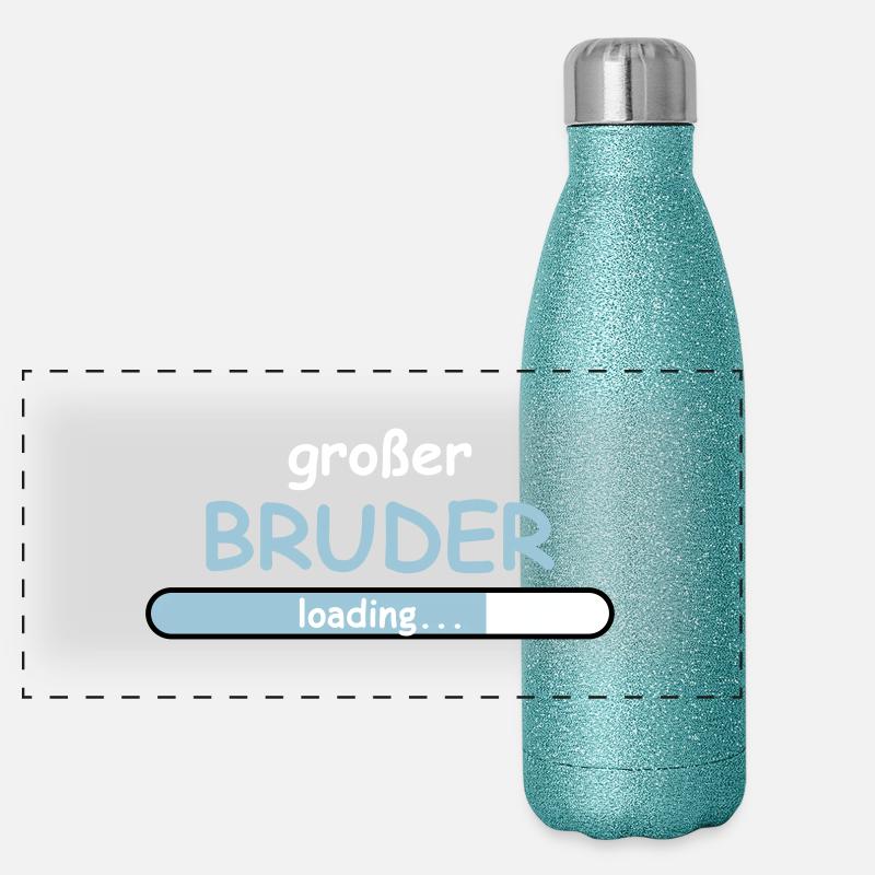 Großer Bruder Panorama Glitzer Isolierflasche 500 ml