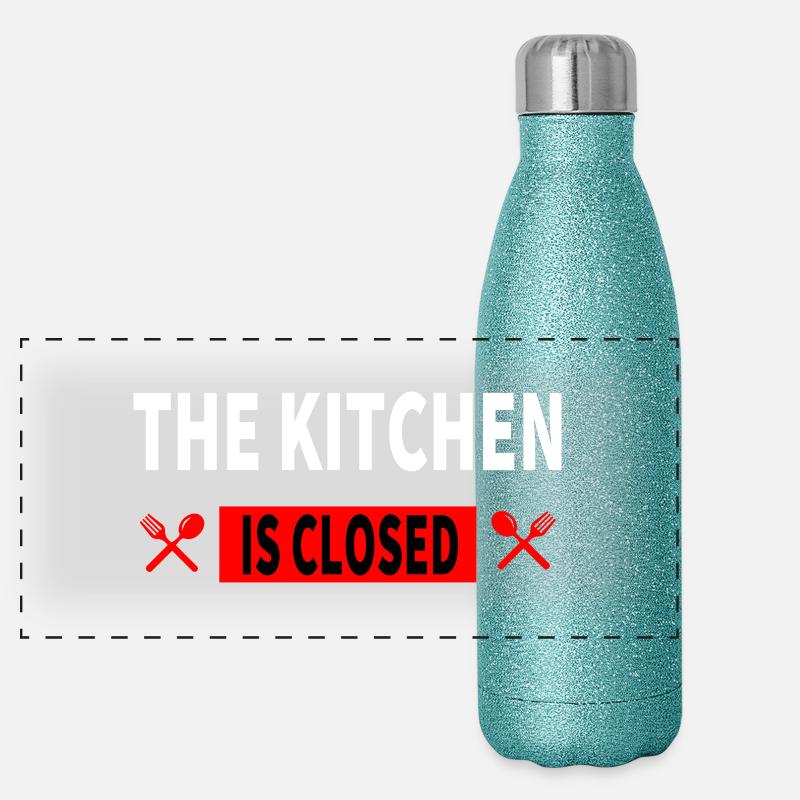 Cuisine Gourde isotherme panoramique pailletée 500 ml
