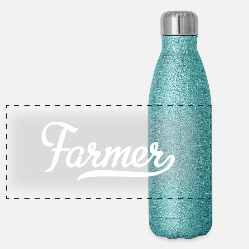 Farmer Panorama Glitzer Isolierflasche 500 ml