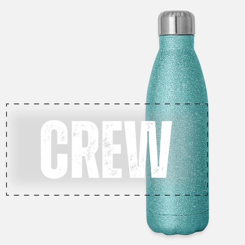 Crew Panorama Glitzer Isolierflasche 500 ml