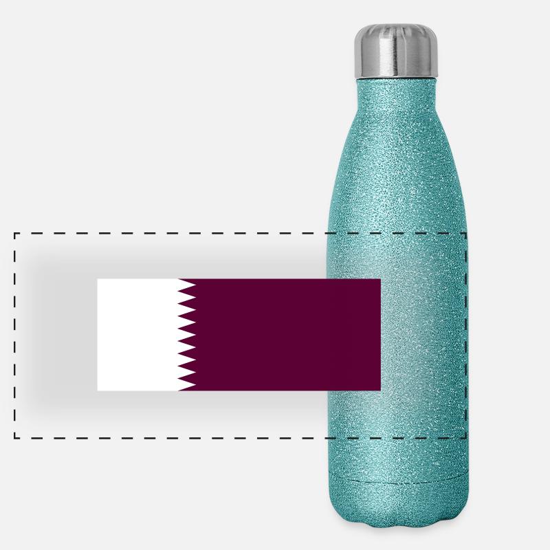 Qatar Panoramic Glitter Thermal Bottle 500 ml