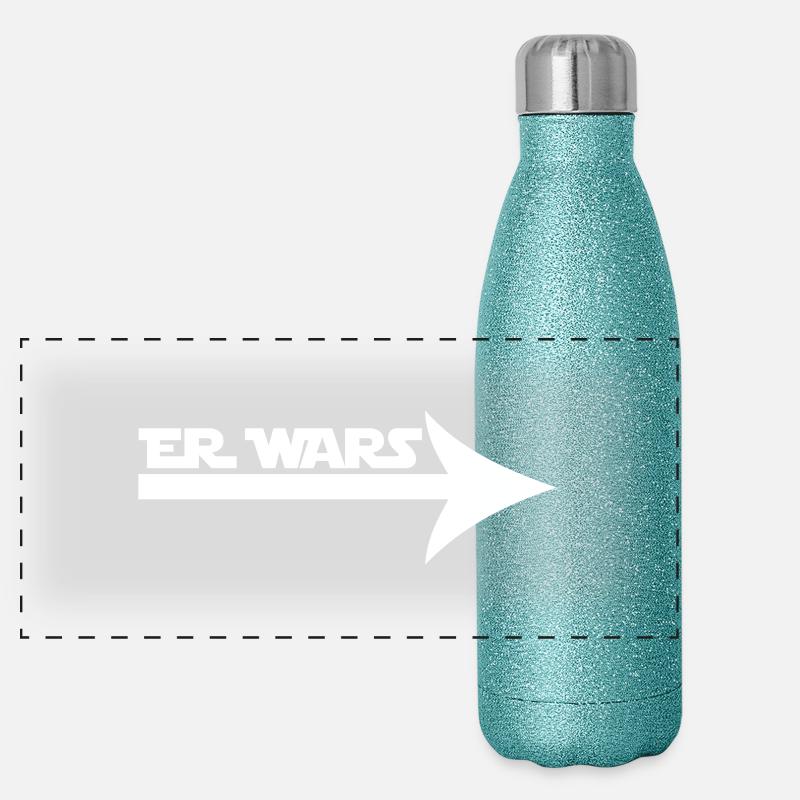 He Wars Panoramic Glitter Thermal Bottle 500 ml