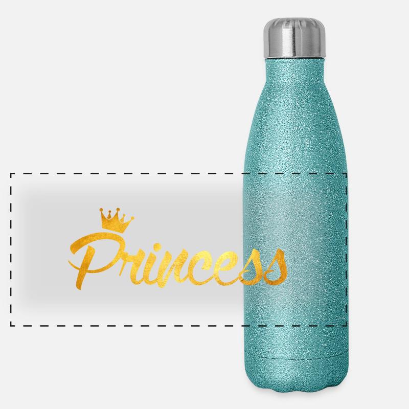 Princess Panoramic Glitter Thermal Bottle 500 ml