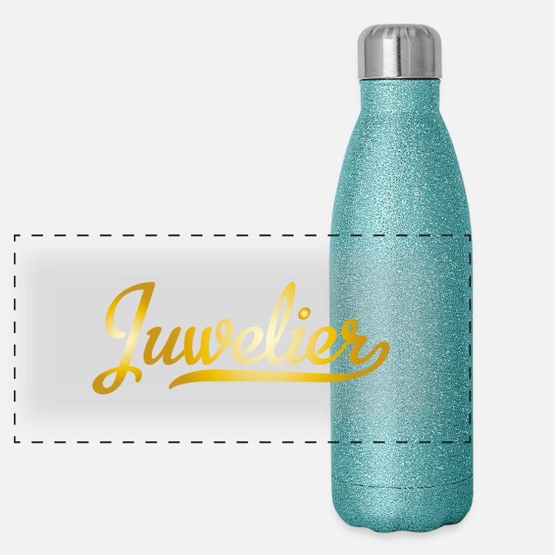 Bijoutier Gourde isotherme panoramique pailletée 500 ml