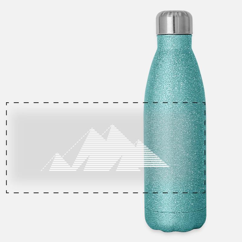 Plateau gizeh wht Panoramic Glitter Thermal Bottle 500 ml
