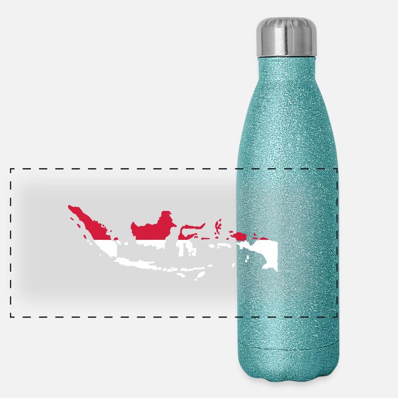 Indonesia Panoramic Glitter Thermal Bottle 500 ml