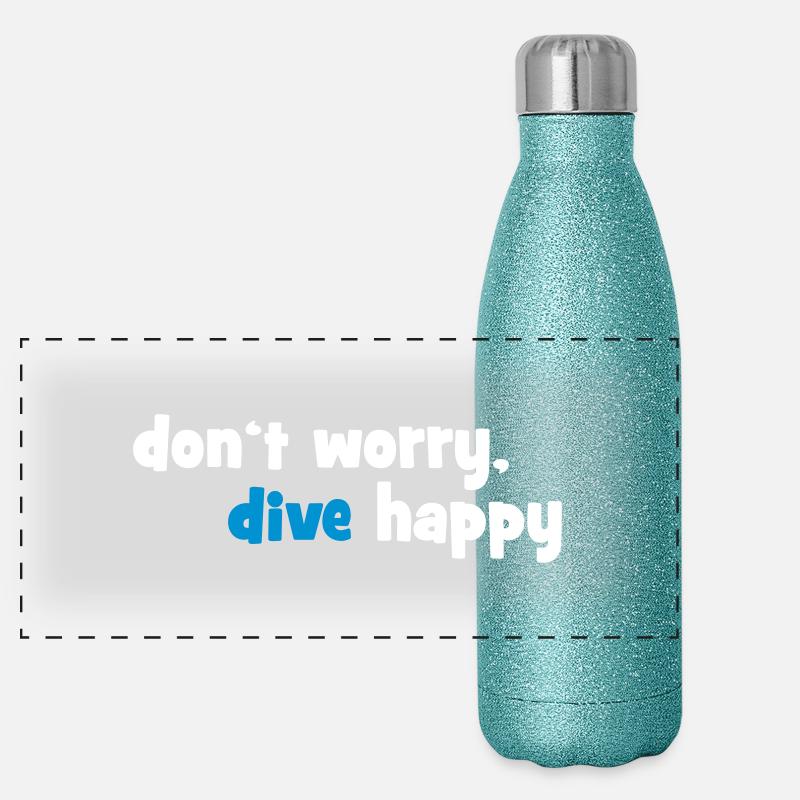 dive Panoramic Glitter Thermal Bottle 500 ml