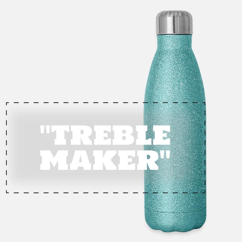 Treble Maker für Golfer Panorama Glitzer Isolierflasche 500 ml