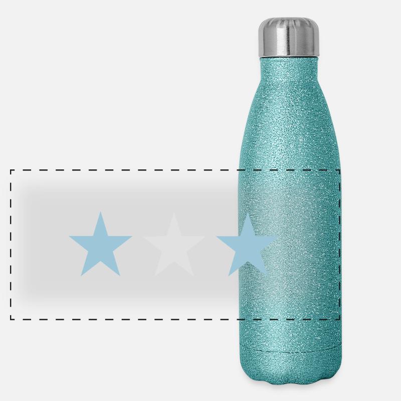 Argentinien Panorama Glitzer Isolierflasche 500 ml