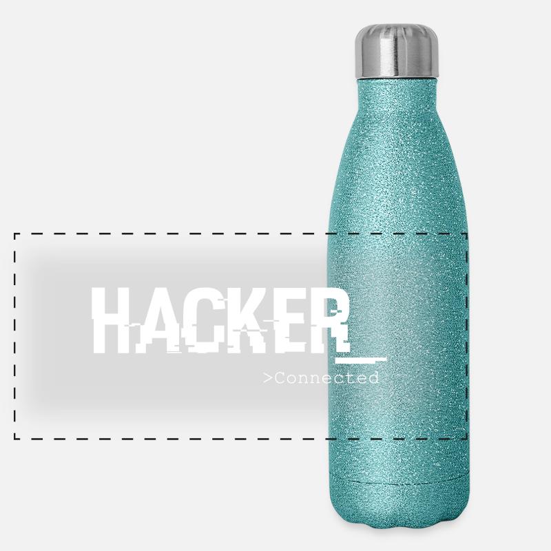 hacker Gourde isotherme panoramique pailletée 500 ml