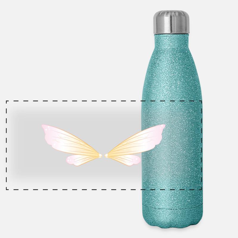 pixie wings Panoramic Glitter Thermal Bottle 500 ml