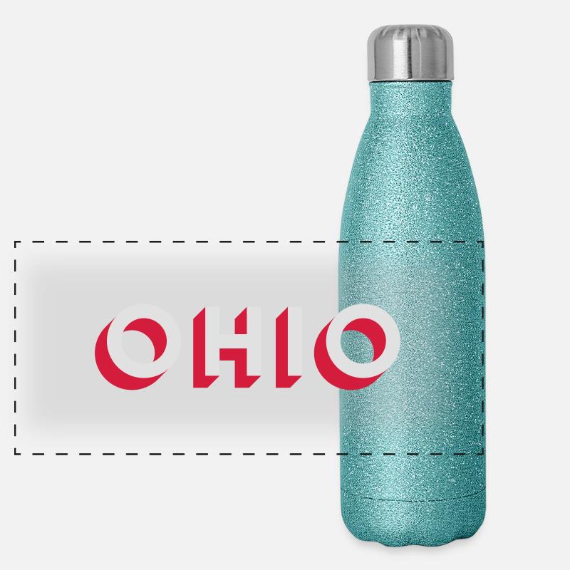 Ohio Gourde isotherme panoramique pailletée 500 ml
