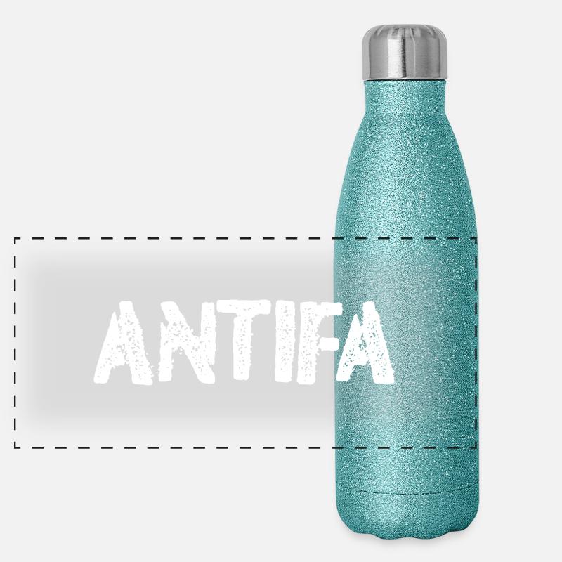 Les antifas Gourde isotherme panoramique pailletée 500 ml