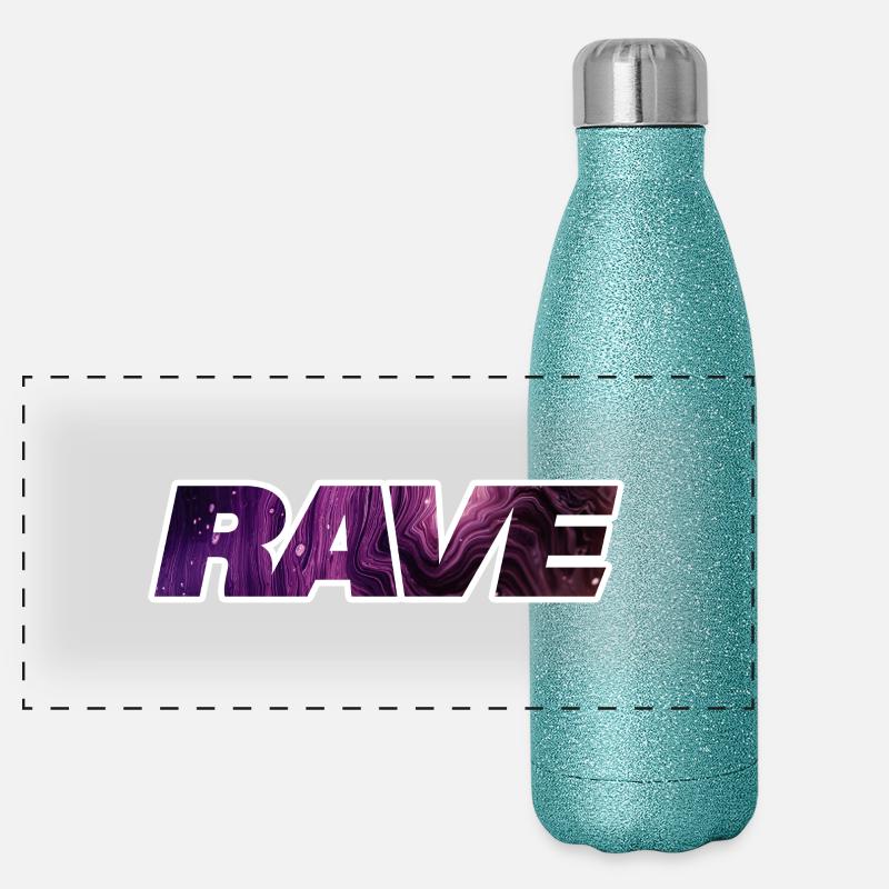 RAVE Panorama Glitzer Isolierflasche 500 ml
