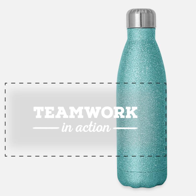 Teamwork Panoramic Glitter Thermal Bottle 500 ml