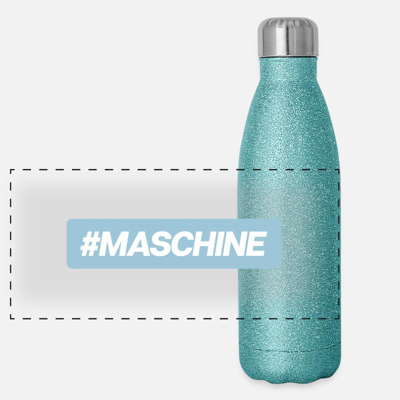 #Maschine Panorama Glitzer Isolierflasche 500 ml