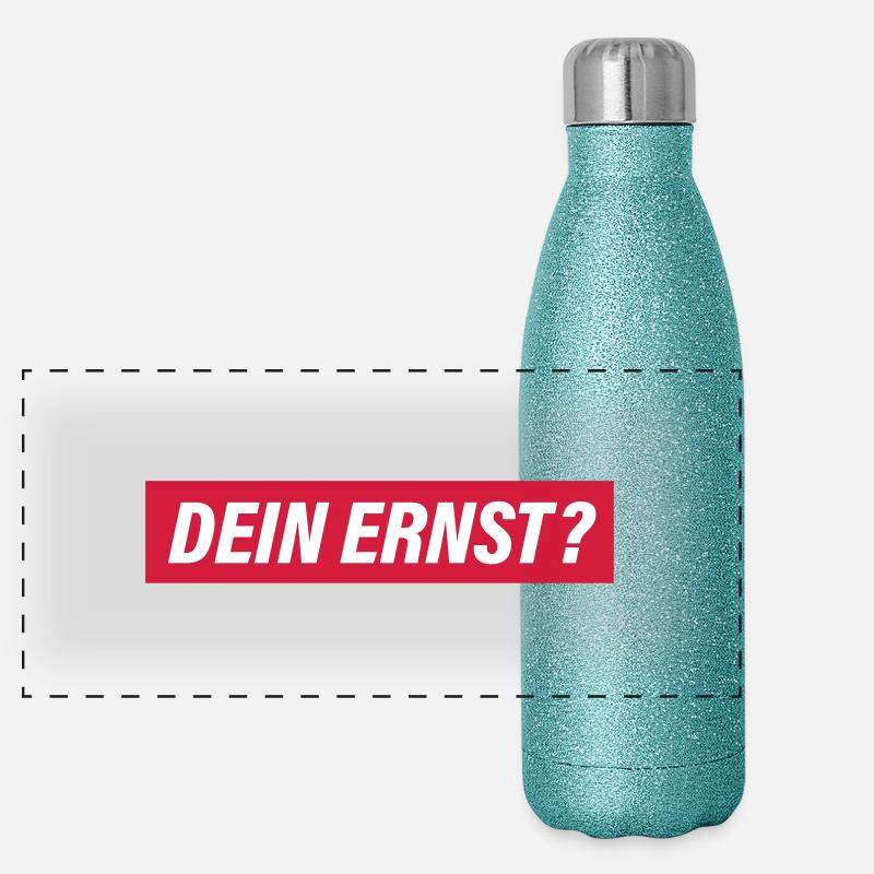 Dein Ernst? Panorama Glitzer Isolierflasche 500 ml