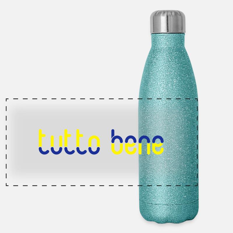 Tutto Bene ! - Tout va Bien ! Gourde isotherme panoramique pailletée 500 ml
