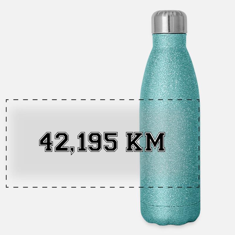 Marathon Panorama Glitzer Isolierflasche 500 ml