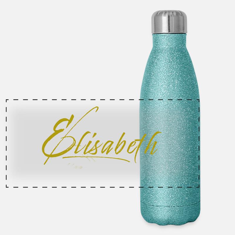 Elisabeth - Le monde vous appartient ! Gourde isotherme panoramique pailletée 500 ml