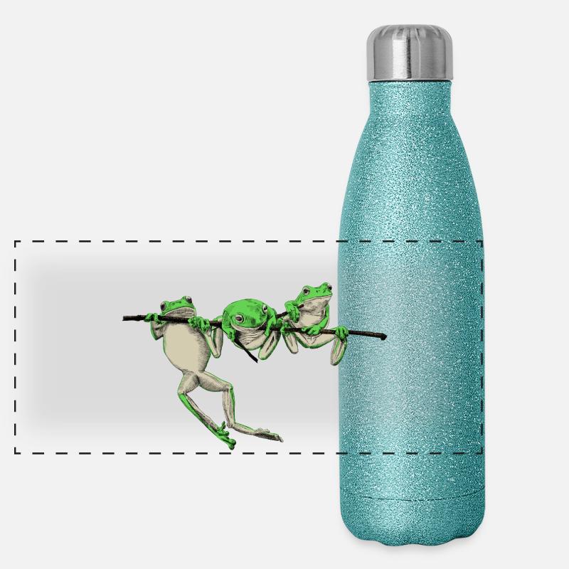 Frog Gourde isotherme panoramique pailletée 500 ml