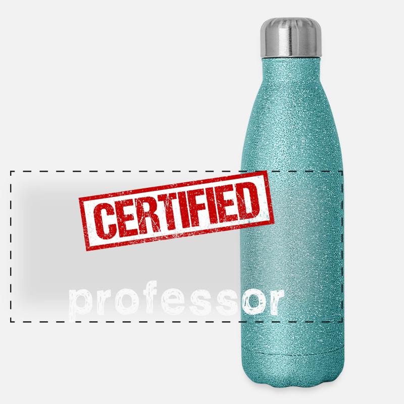 Professor Panorama Glitzer Isolierflasche 500 ml