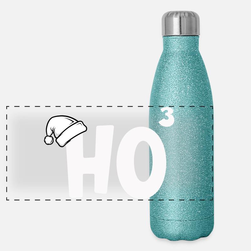 HO³ Christmas Formula Panorama Glitzer Isolierflasche 500 ml