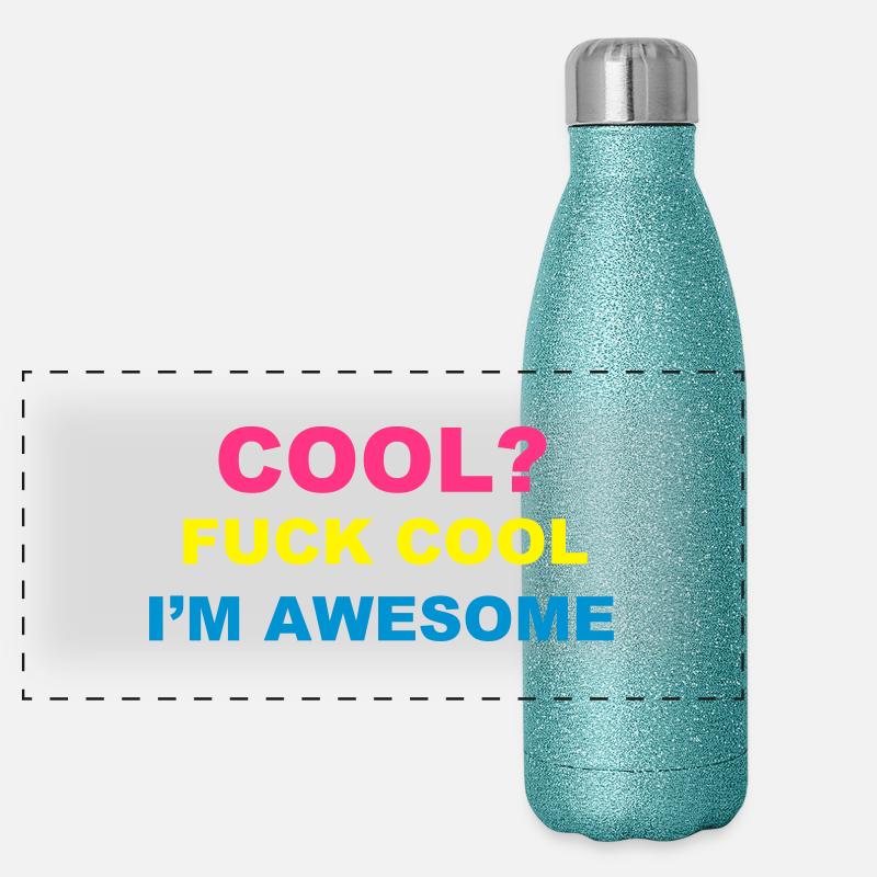 Cool Panorama Glitzer Isolierflasche 500 ml