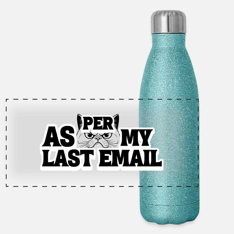 Selon mon dernier email Gourde isotherme panoramique pailletée 500 ml