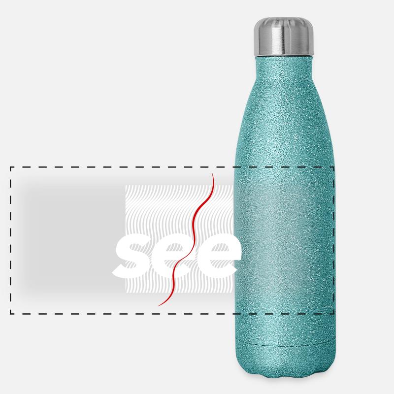 See Panoramic Glitter Thermal Bottle 500 ml