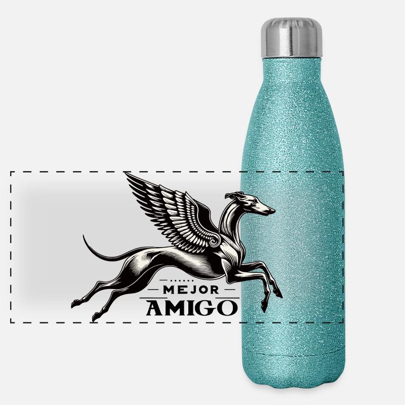 Mejor Amigo Nr1 Panorama Glitzer Isolierflasche 500 ml