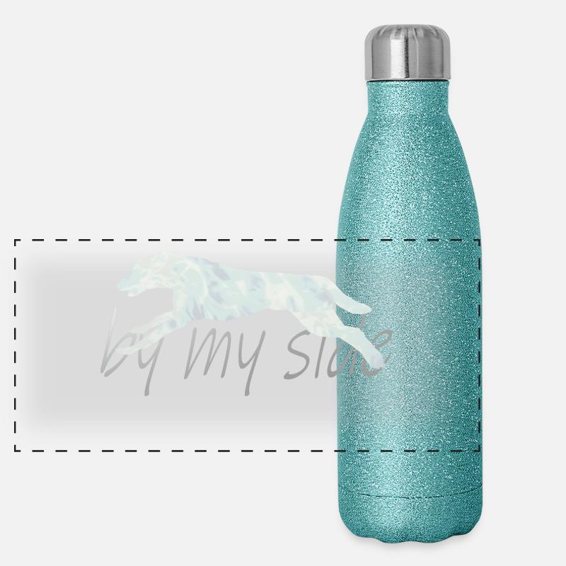 Chien de chien Gourde isotherme panoramique pailletée 500 ml