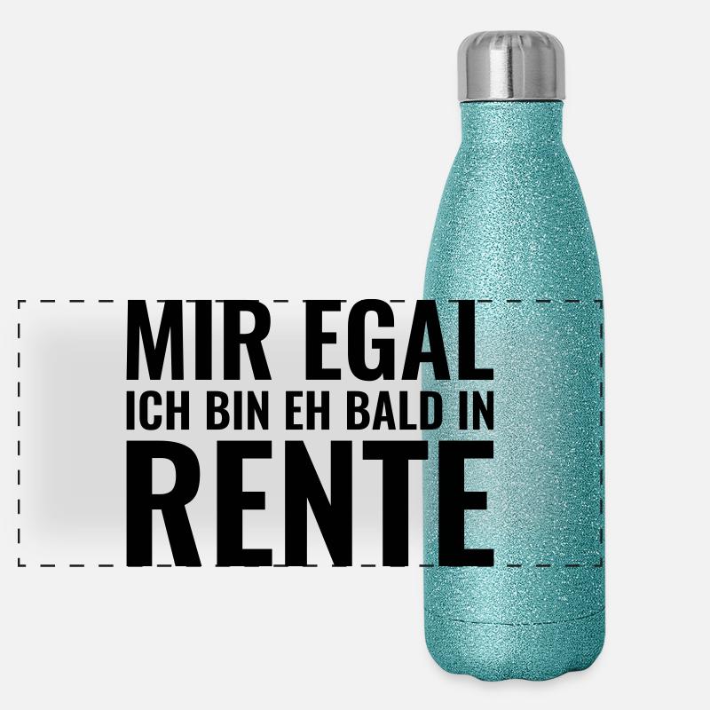 Rente Panorama Glitzer Isolierflasche 500 ml