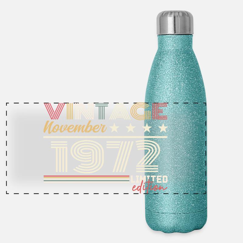 Novembre 1972 Gourde isotherme panoramique pailletée 500 ml