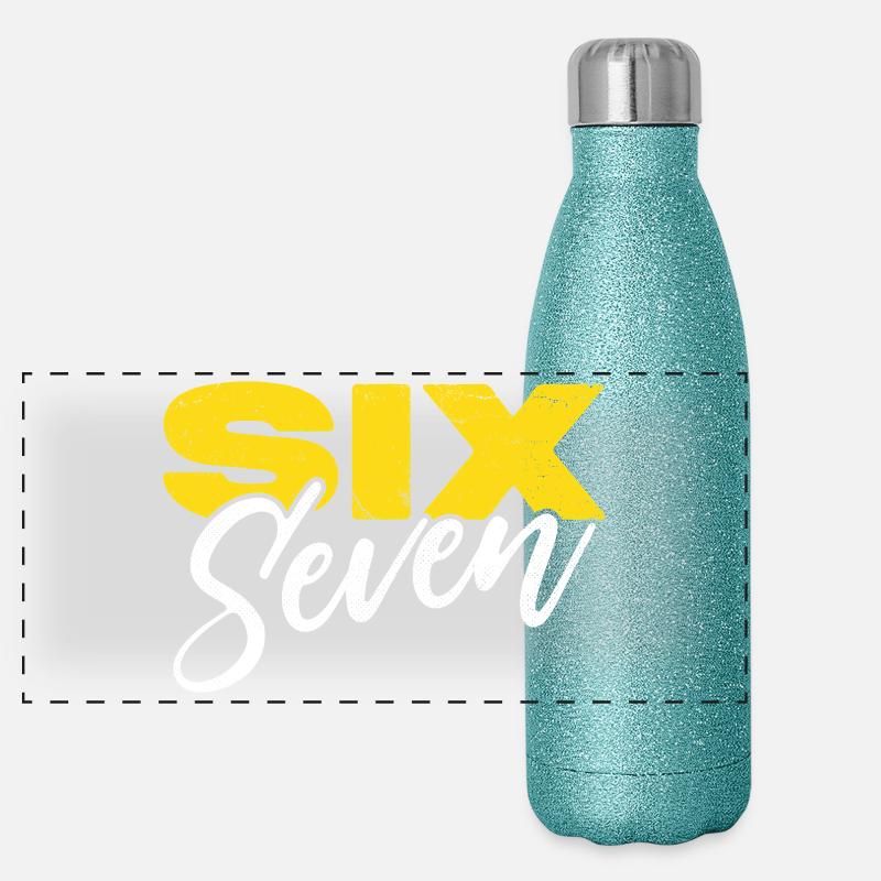 Six seven Panoramic Glitter Thermal Bottle 500 ml