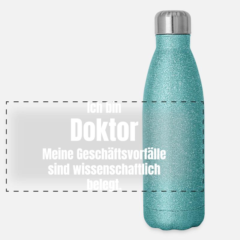 Doktor: Wissenschaftlich belegte Vorfälle Panorama Glitzer Isolierflasche 500 ml
